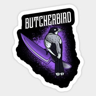 Butcherbird Sticker